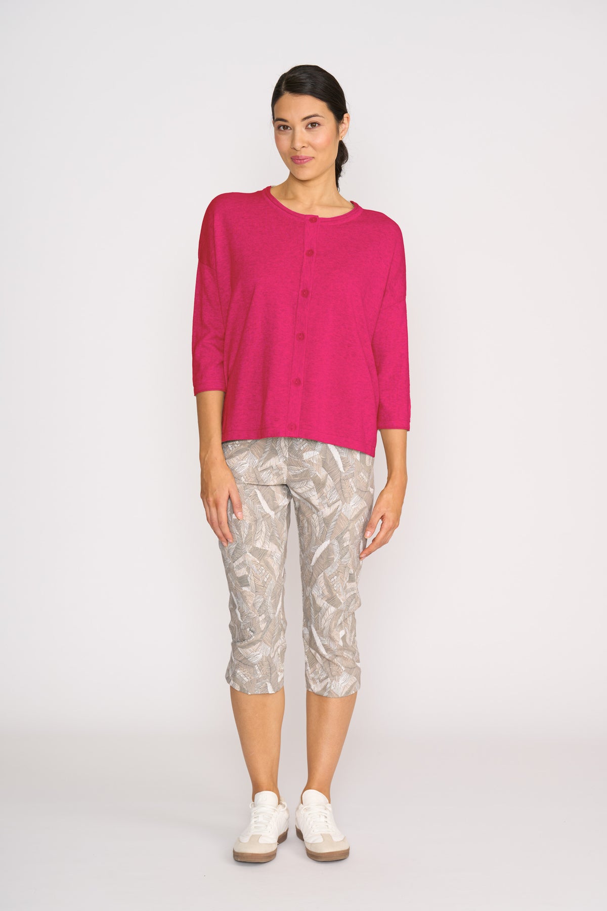 RELAXED CARDIGAN Pink