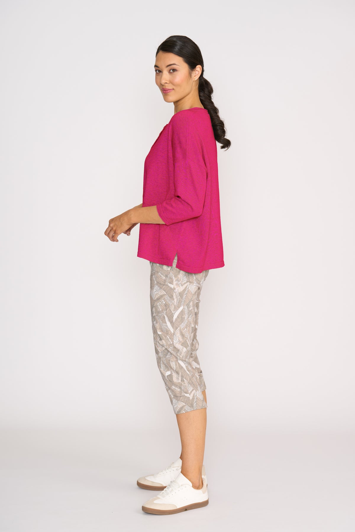 RELAXED CARDIGAN Pink