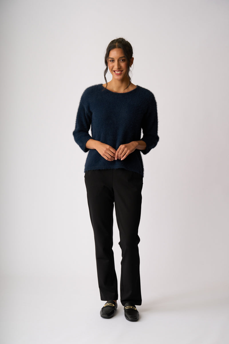 BOXY HIGH LOW JUMPER Midnight