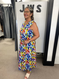 GENEROSITY DRESS Printed Leaf