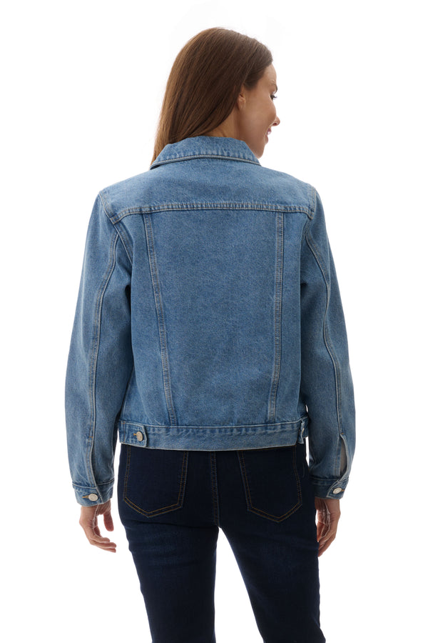 Jean Jacket Mid Wash