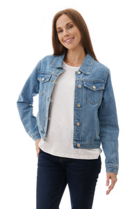 Jean Jacket Mid Wash