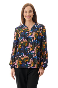Hill Shirt in Black Floral