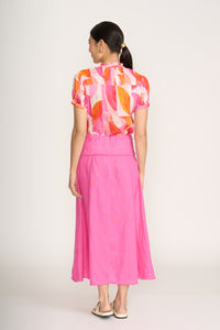 FRINGE BENEFITS SKIRT Pink