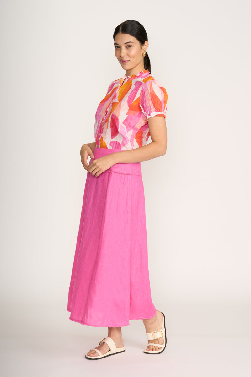 FRINGE BENEFITS SKIRT Pink