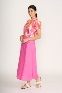 FRINGE BENEFITS SKIRT Pink