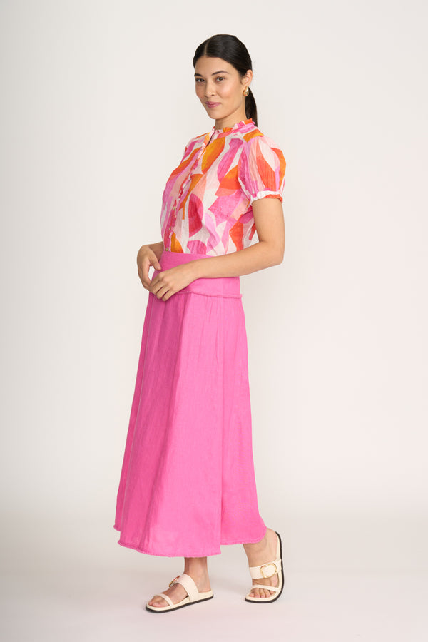 FRINGE BENEFITS SKIRT Pink