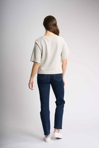 SOFT STRUCTURE CARDIGAN Oat