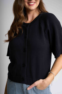 SOFT STRUCTURE CARDIGAN True Navy