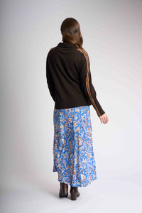 FUNNEL NECK JUMPER Cocoa Chestnut