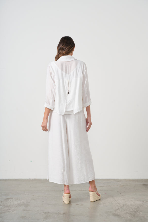 Jacket Back Feature White