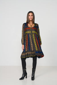 Tunic Dress Nairobi Jacquard Print