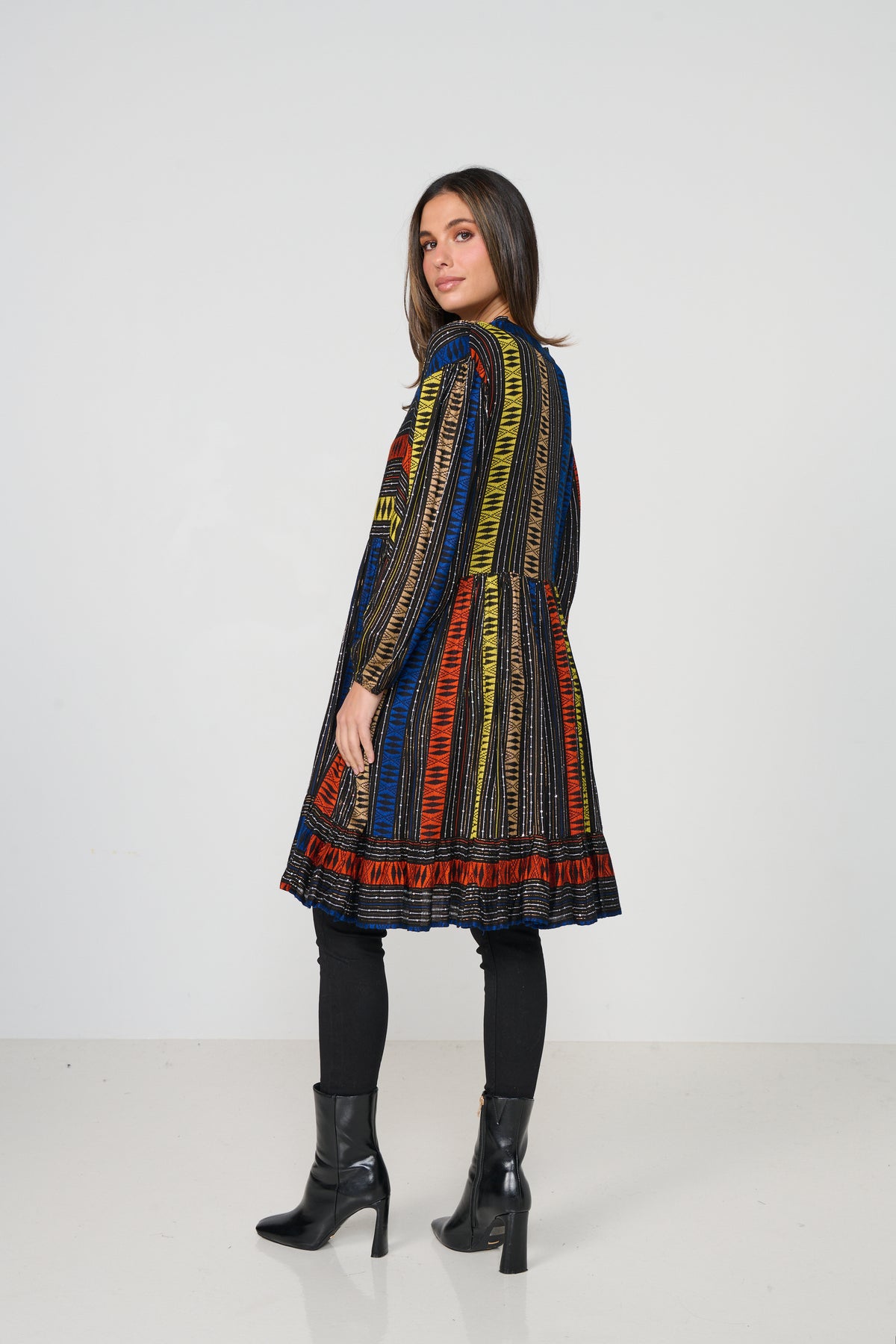 Tunic Dress Nairobi Jacquard Print