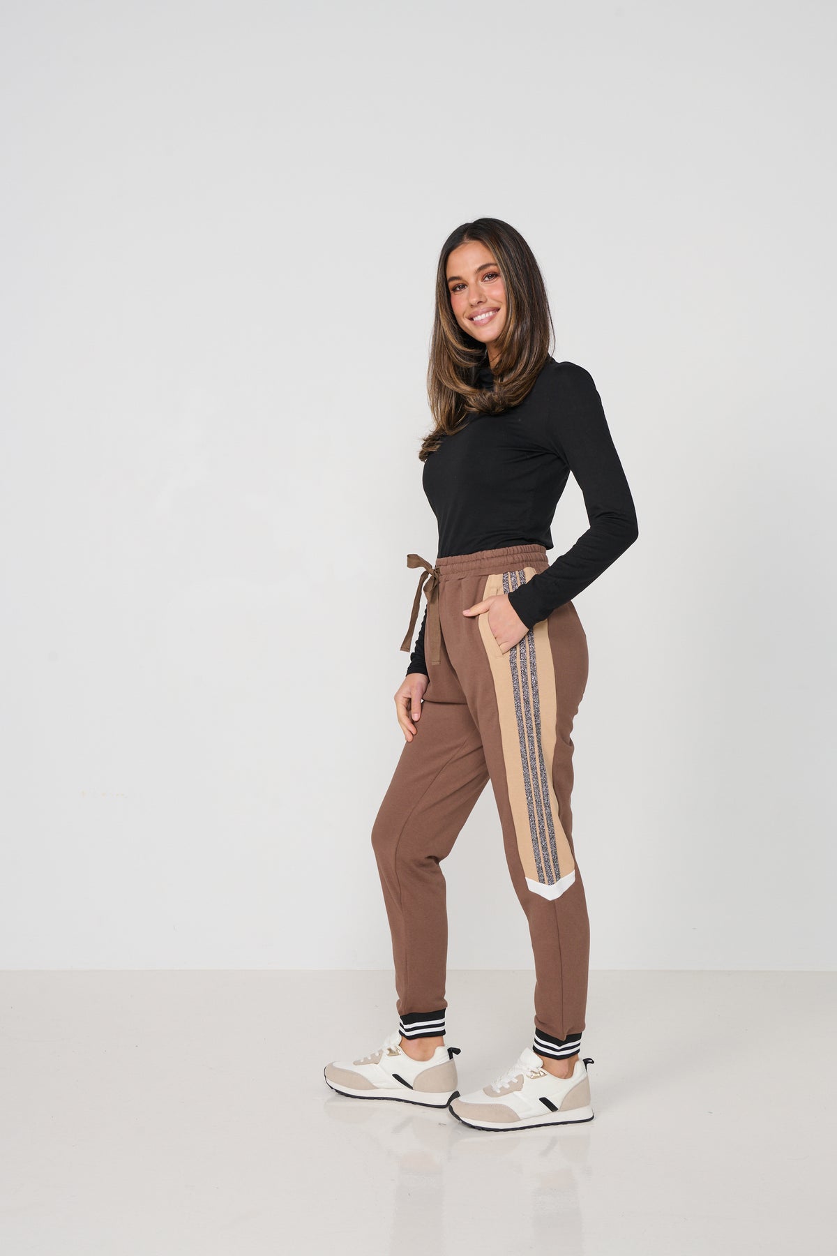Pant Tracksuit Pockets Chocolate