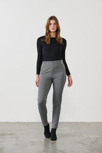 Pant 2 Vertical Zips Grey
