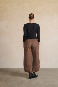 Pant Panelled in Coffee