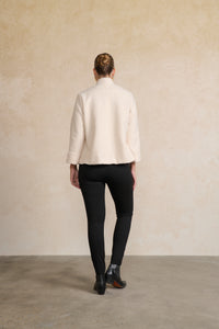 Jacket Boucle & Pockets Cream