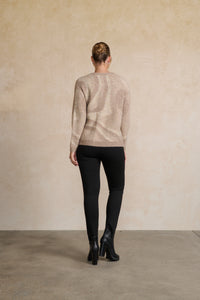 Special Marbled Knit Jumper Swirl Biscuit