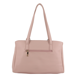 Vegan Leather Hand Bag in Blush