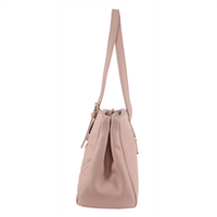 Vegan Leather Hand Bag in Blush