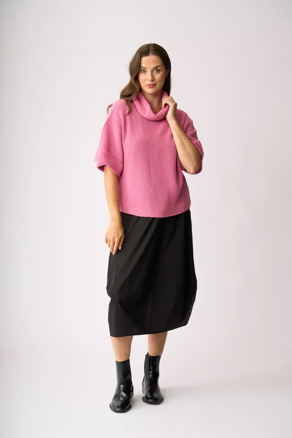HUSK SKIRT Khaki CHOCOLATE