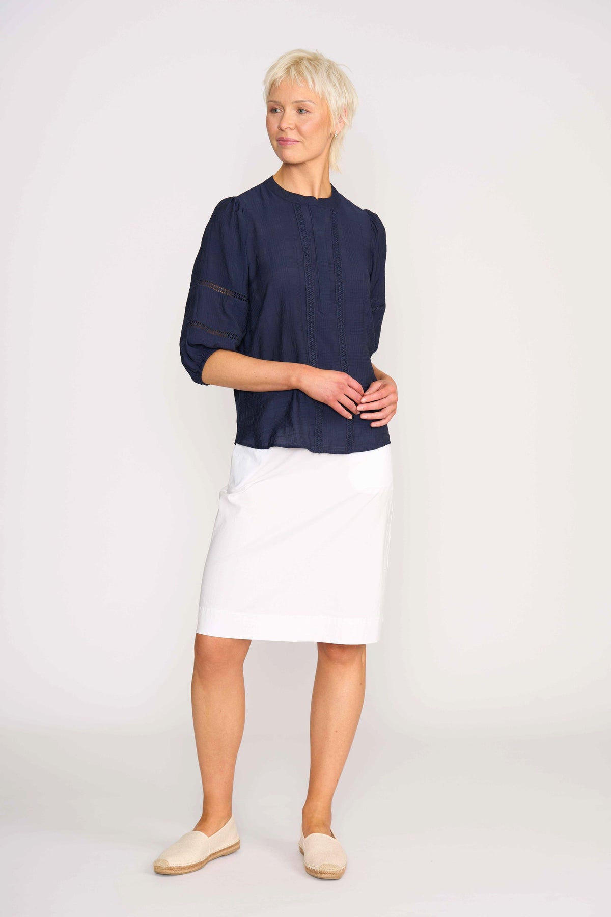 SKIRT CLASSIC  PULL ON White