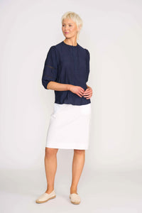 SKIRT CLASSIC  PULL ON White