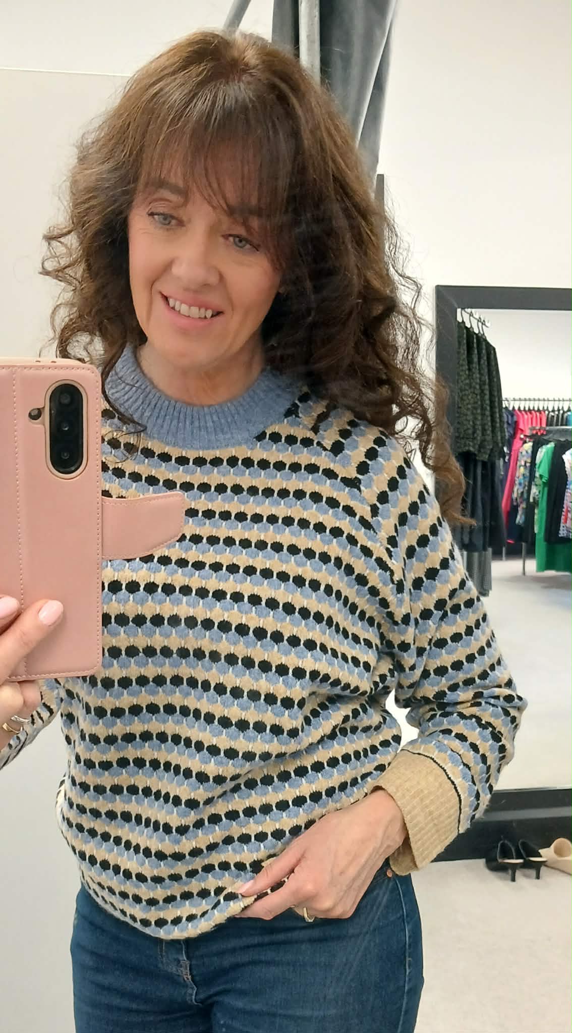 POP CULTURE SWEATER Denim Mix