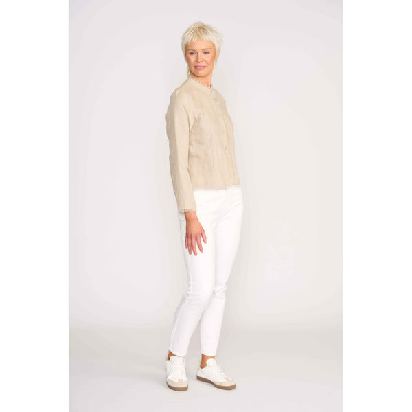 FRINGE FESTIVAL JACKET Stone