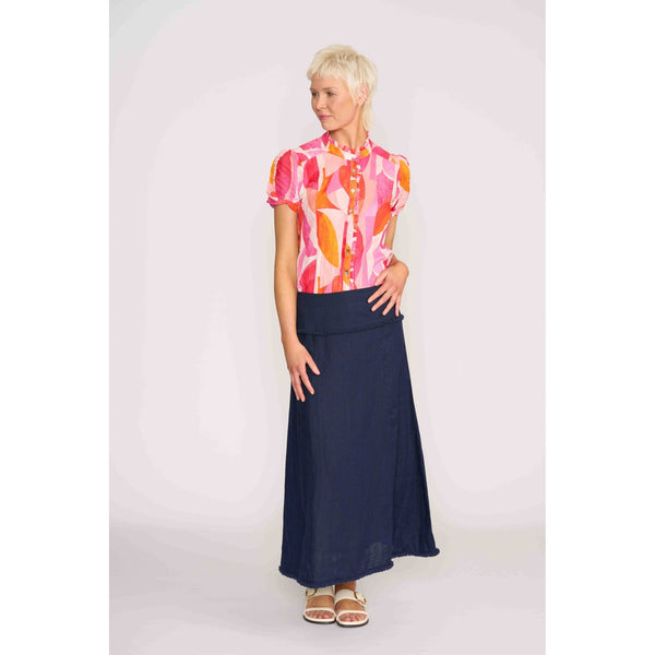 ULTIMATE CRUSH CAP SLV SHIRT BLOUSE Feeling Peachy