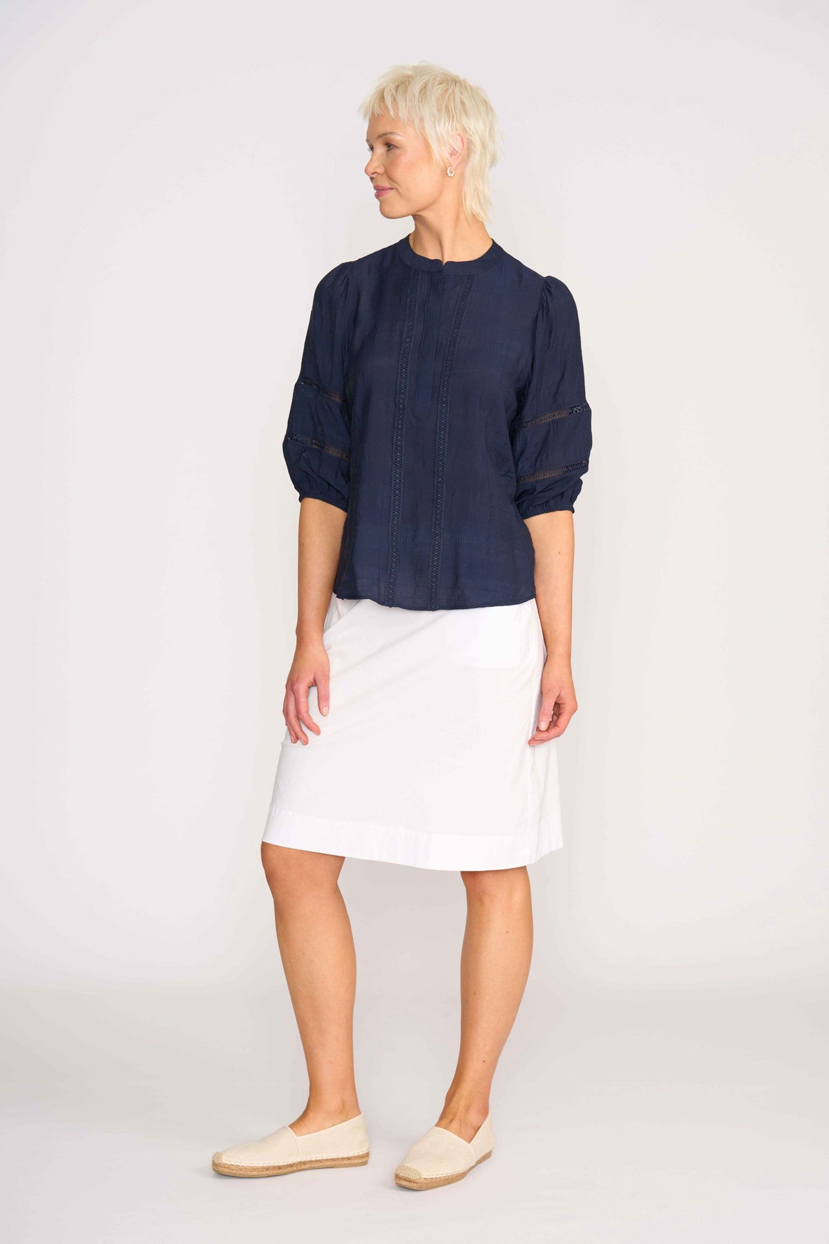 SKIRT CLASSIC  PULL ON White
