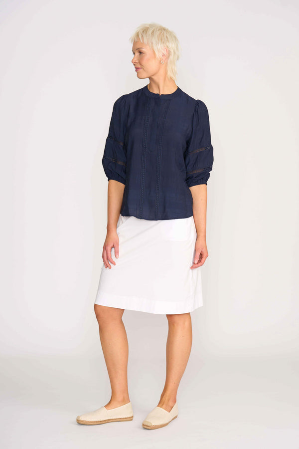 SKIRT CLASSIC  PULL ON White